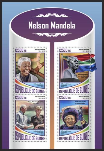 Poštovní známky Guinea 2017 Nelson Mandela Mi# 12740-43 Kat 20€