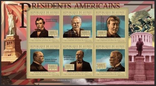 Poštovní známky Guinea 2011 William McKinley, 25. US prezident Mi# 8128-33 25€