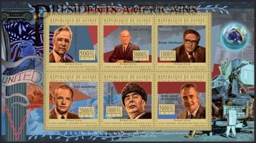 Poštovní známky Guinea 2011 Richard Nixon, 37. US prezident Mi# 8200-05 Kat 25€