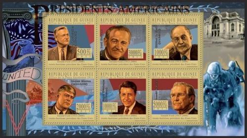Poštovní známky Guinea 2011 Gerald Ford, 38. US prezident Mi# 8206-11 Kat 25€