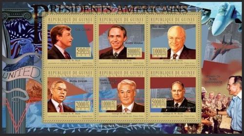 Poštovní známky Guinea 2011 George Bush, 41. US prezident Mi# 8224-29 Kat 18€