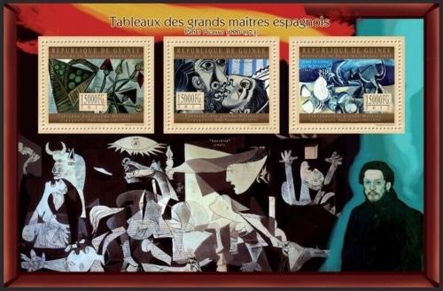 Poštovní známky Guinea 2012 Umìní, Pablo Picasso Mi# 9683-85 Kat 18€