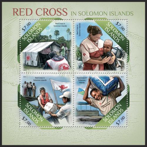 Poštovní známky Šalamounovy ostrovy 2013 Èervený køíž Mi# 2062-65 Kat 9.50€