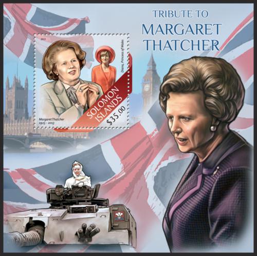 Potovn znmka alamounovy ostrovy 2013 Margaret Thatcher Mi# Block 203 Kat 12 - zvtit obrzek