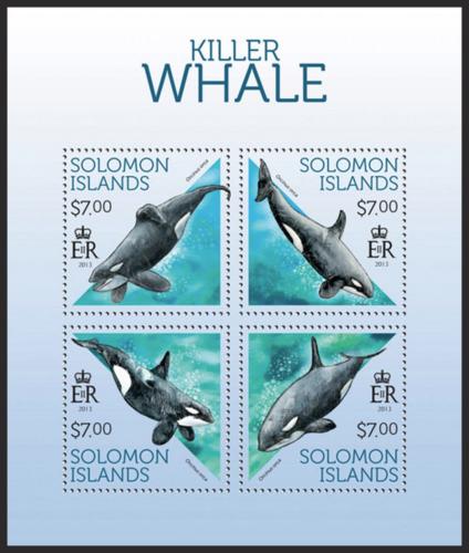 Poštovní známky Šalamounovy ostrovy 2013 Kosatky Mi# 2172-75 Kat 9.50€
