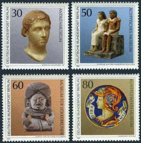 Poštovní známky Západní Berlín 1984 Staré umìní Mi# 708-11 Kat 7.50€