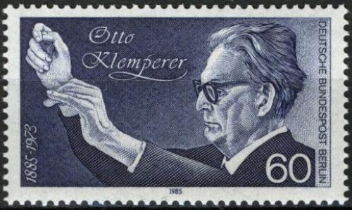 Potovn znmka Zpadn Berln 1985 Otto Klemperer, dirigent Mi# 739 - zvtit obrzek