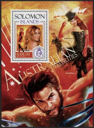Poštovní známka Šalamounovy ostrovy 2014 Slavní Australani Mi# Block 258 Kat 12€