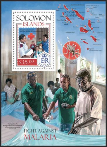 Potovn znmka alamounovy ostrovy 2014 Boj proti malrii Mi# Block 259 Kat 12 - zvtit obrzek