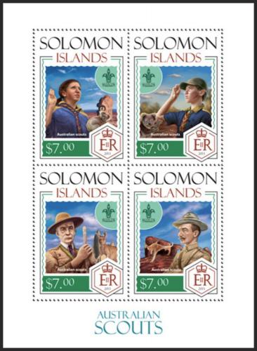 Poštovní známky Šalamounovy ostrovy 2014 Australští skauti Mi# 2392-95 Kat 9.50€