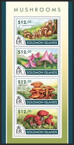 Poštovní známky Šalamounovy ostrovy 2015 Houby Mi# 3097-3100 Kat 17€