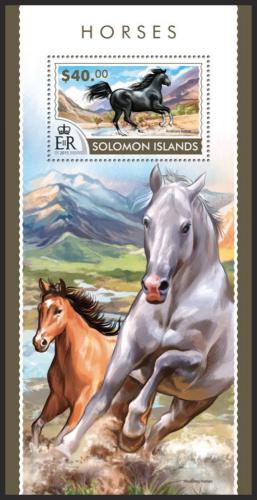Poštovní známka Šalamounovy ostrovy 2015 Konì Mi# Block 413 Kat 14€