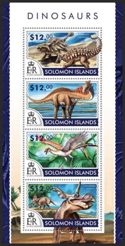 Potovn znmky alamounovy ostrovy 2015 Dinosaui Mi# 3197-3200 Kat 17 - zvtit obrzek