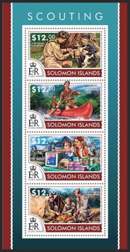 Poštovní známky Šalamounovy ostrovy 2015 Skauti Mi# 3227-30 Kat 17€