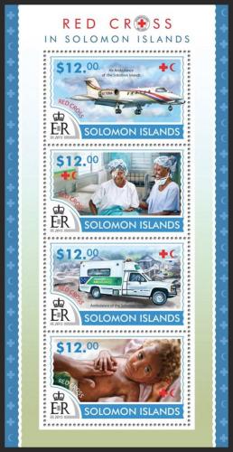 Poštovní známky Šalamounovy ostrovy 2015 Èervený køíž Mi# 3247-50 Kat 17€