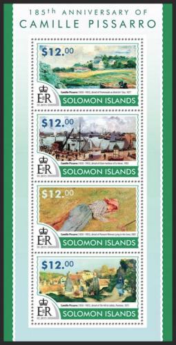Potovn znmky alamounovy ostrovy 2015 Umn, Camille Pissarro Mi# 3252-55 Kat 17 - zvtit obrzek