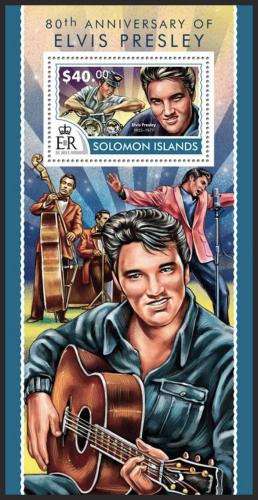 Potovn znmka alamounovy ostrovy 2015 Elvis Presley Mi# Block 436 Kat 14  - zvtit obrzek