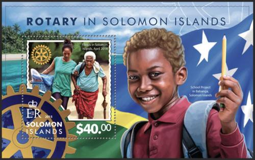 Poštovní známka Šalamounovy ostrovy 2015 Rotary Intl. Mi# Block 458 Kat 14€