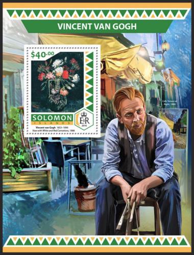 Poštovní známka Šalamounovy ostrovy 2016 Umìní, Vincent van Gogh Mi# Block 592 Kat 12€
