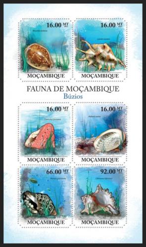 Poštovní známky Mosambik 2011 Mušle Mi# 4840-45 Kat 12€