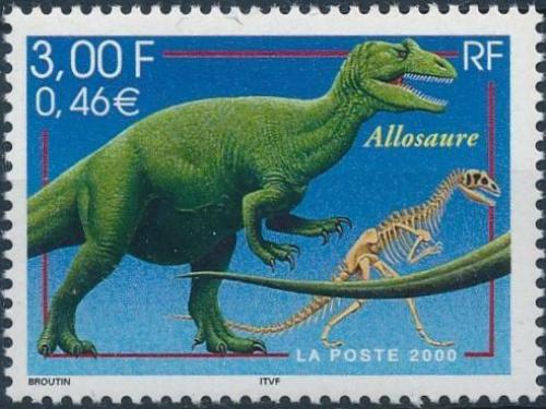 Potovn znmka Francie 2000 Alosaurus Mi# 3475