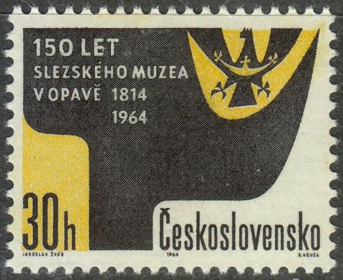Potovn znmka eskoslovensko 1964 Slezsk muzeum v Opav, 150. vro Mi# 1478