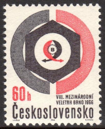 Potovn znmka eskoslovensko 1966 VIII. mezinrodn veletrh Brno Mi# 1644