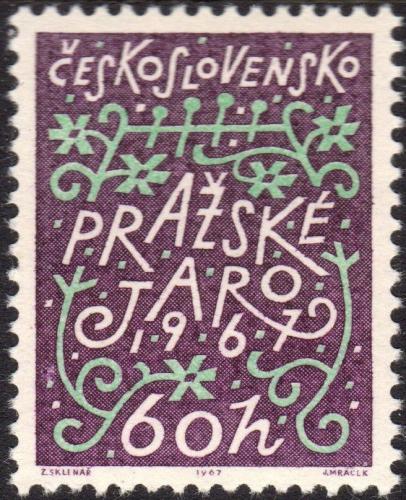 Potovn znmka eskoslovensko 1967 Prask jaro Mi# 1708