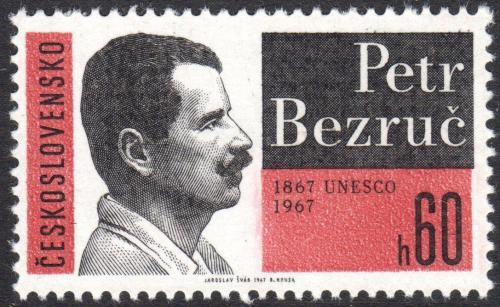 Potovn znmka eskoslovensko 1967 Petr Bezru Mi# 1717