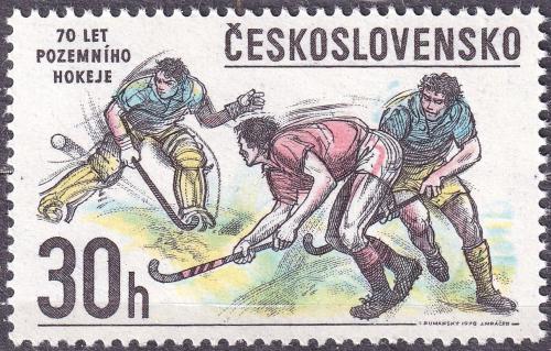 Potovn znmka eskoslovensko 1978 Pozemn hokej Mi# 2434