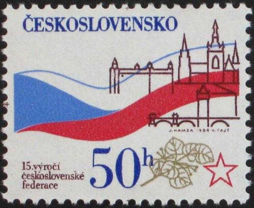 Potovn znmka eskoslovensko 1984 eskoslovensk federace, 15. vro Mi# 2748