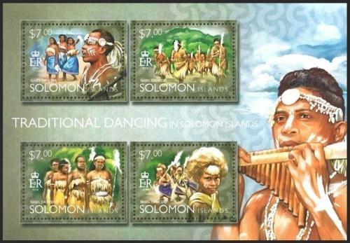Potovn znmky alamounovy ostrovy 2014 Tradin tanec Mi# 2762-65 Kat 9.50 - zvtit obrzek