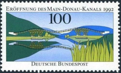 Potovn znmka Nmecko 1992 Kanl Main-Donau Mi# 1630