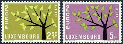 Potovn znmky Lucembursko 1962 Evropa CEPT Mi# 657-58