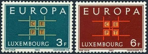 Potovn znmky Lucembursko 1963 Evropa CEPT Mi# 680-81