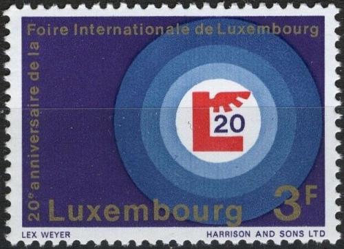 Potovn znmka Lucembursko 1968 Mezinrodn veletrh Mi# 774