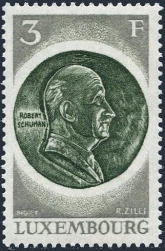 Potovn znmka Lucembursko 1972 Schumanova medaile Mi# 849