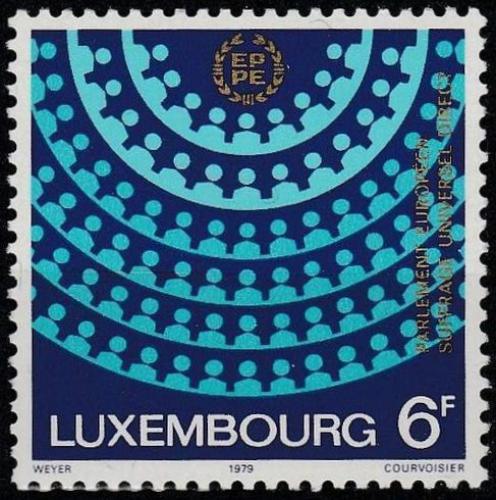 Potovn znmka Lucembursko 1979 Evropsk parlament Mi# 993 - zvtit obrzek