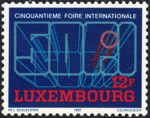 Potovn znmka Lucembursko 1987 Mezinrodn veletrh v Lucemburku Mi# 1172 - zvtit obrzek