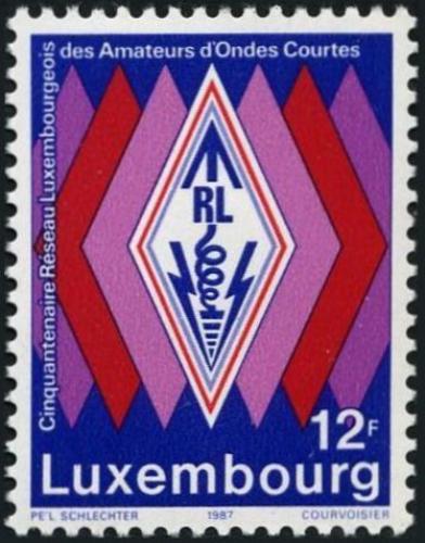 Potovn znmka Lucembursko 1987 Svaz rdiovch amatr Mi# 1173