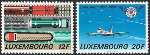 Potovn znmky Lucembursko 1988 Doprava Mi# 1194-95 - zvtit obrzek