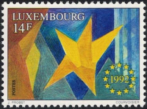 Potovn znmka Lucembursko 1992 Jednotn evropsk trh Mi# 1305