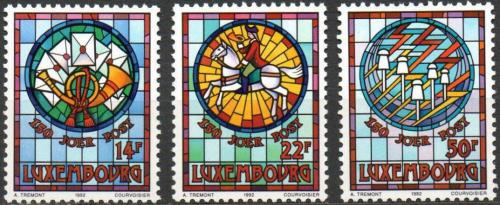 Potovn znmky Lucembursko 1992 Umn Mi# 1302-04 Kat 5.50