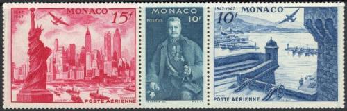 Potovn znmky Monako 1947 Kne Ludvk II. Mi# 331,335-36 Kat 16 - zvtit obrzek