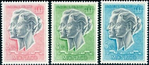 Potovn znmky Monako 1966 Knec pr Mi# 844-46 Kat 7