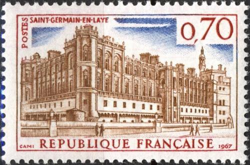 Potovn znmka Francie 1967 Zmek Saint-Germain-en-Laye Mi# 1587