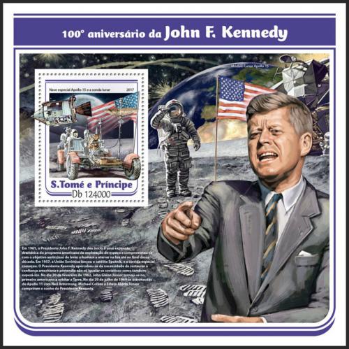 Potovn znmka Svat Tom 2017 John F. Kennedy Mi# Block 1269 Kat 12 - zvtit obrzek