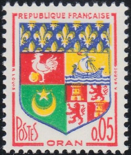 Potovn znmka Francie 1960 Znak Oran Mi# 1321 - zvtit obrzek