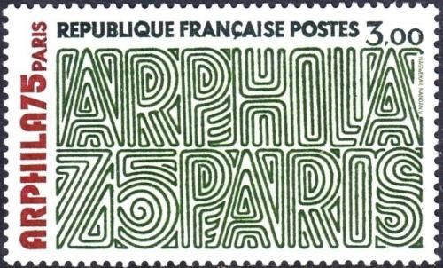 Potovn znmka Francie 1975 Mezinrodn vstava ARPHILA 75 Mi# 1914