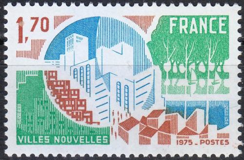 Potovn znmka Francie 1975 Modern msto Mi# 1935